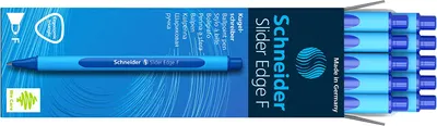 Produktbild von Schneider Kugelschreiber Slider Edge F 10er-Set blau