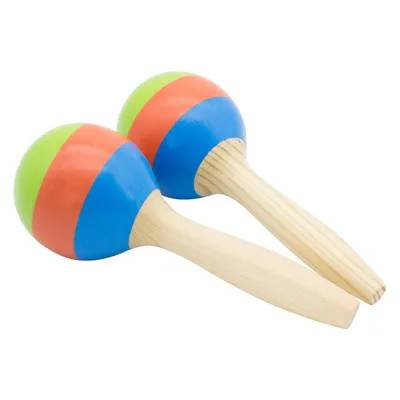 Produktbild von Maracas aus Holz – 1 Paar für Kinder, Musikgruppen & Bewegung - 3872