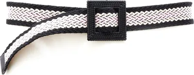Produktbild von 4946AG cintura donna VICOLO black/pink tissue belt woman