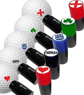 Produktbild von Golfbal-Stempel mit Permanentmarker - 150+ Ausrüstungen - Schwarz