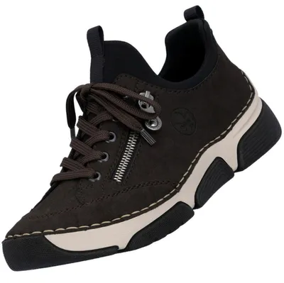 Image de Rieker Damen Slipper 45973-25 Dunkelbraun