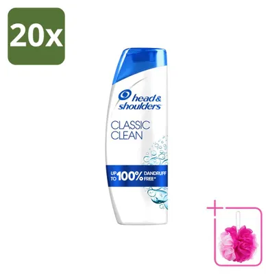Produktbild von 20 x Head & Shoulders Shampoo Classic Clean - 400 ml - Sparpackung - 20 Stücke