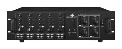 Produktbild von Monacor PA-12040, 5.0 Kanäle, 1%, 75 dB, 50 - 17000 Hz, 230 V, 50 Hz