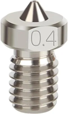 Produktbild von 3D-Drucker-Nozzles - 5-teilige 0,4mm Leichtmetall-Nozzles, Hochgeschwindigkeit-Hotend-Nozzles, geeignet für Ender3/CR10