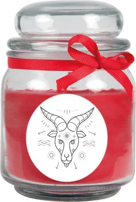 Imagen del producto de Vela perfumada en vaso - Signo zodiacal (Rosa) - 300 gramos - 70 horas - Capricornio
