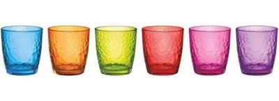 Productafbeelding van Set van 6 gekleurde glazen - 32 cl