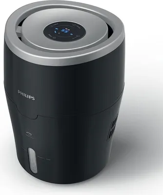 Immagine prodotto di Umidificatore Philips Serie 2000, NanoCloud per una riduzione dei batteri fino al 99%, fino a 44 m², nero (HU4813/10)