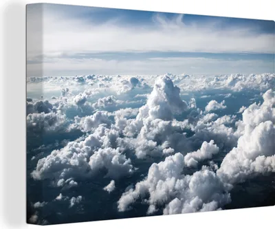 Produktbild von OneMillionCanvasses® - Leinwandbilder - 150x100 cm, In den Wolken, Wandbilder Kunstdruck Wanddekoration