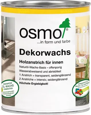 Produktbild von OSMO Dekorwachs -3136 Birke-0,75 Liter