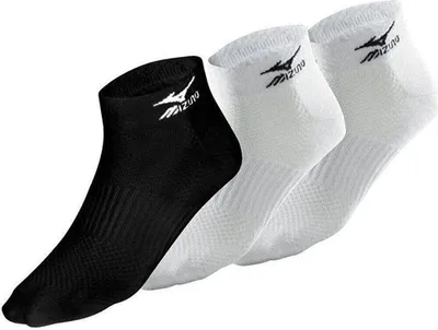 Produktbild von mizuno Training Mid Socken (3 Paar) - weiß/weiß/schwarz-41-43