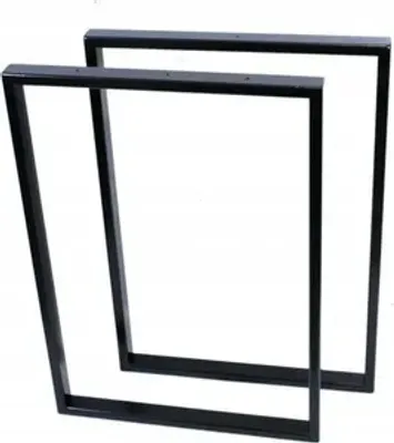 Produktbild von 2x Tischbein Tischgestell Möbelbeine Tisch 50x60 cm Profil 4x2
