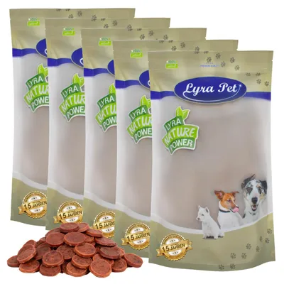 Produktbild von Hundesnack Entenchips 5 kg, fettarm, leicht kaubar, fettfleckenfrei, Trainingssnack, für Welpen & Senioren