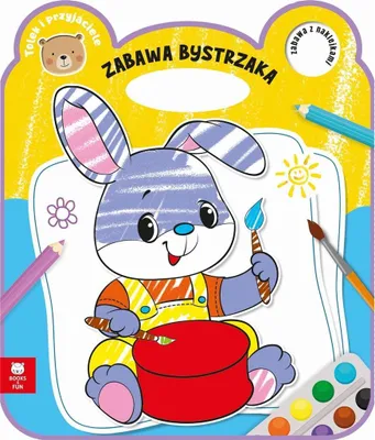 Obrázok produktu pre Kolorowanka dla dzieci Zajączek Zabawa Bystrzaka