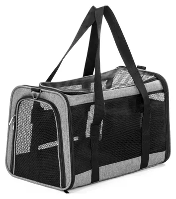 Produktbild von Faltbare Hundetasche und Katzentransportbox, atmungsaktive Transporttasche für Haustiere im Auto