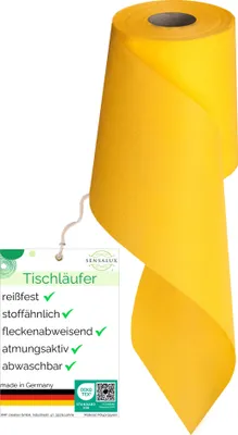 Produktbild von Sensalux Tischläufer 15cm x 25m gelb