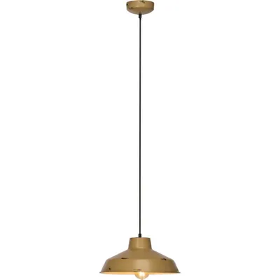 Produktbild von Brilliant Pendelleuchte Desert Gelb rund Ø35cm 1-flammig max. 60W E27 ohne Leuchtmittel