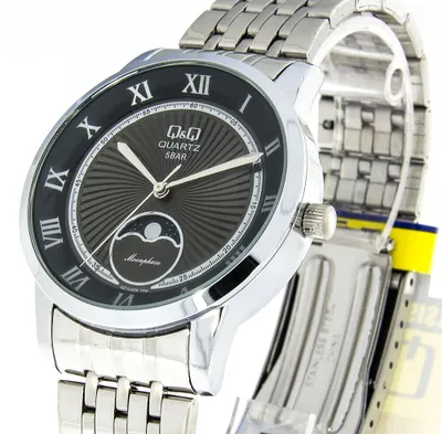 Produktbild von Q&Q by Citizen Herrenuhr Mondphase QZ10J208Y