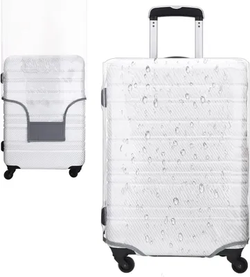 Image de Valise transparente, étanche, de 24 pouces, pour les voyages