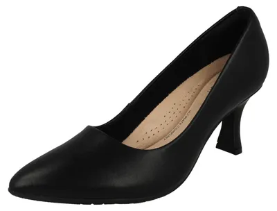 Productafbeelding van Clarks Originals uni Kataleyna Gem schoen, zwart leer, maat 37.5 EU