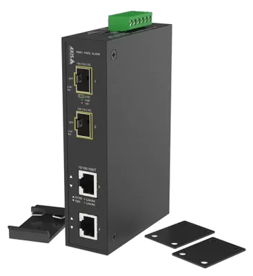 Immagine prodotto di Axis TU8008 - Convertitore di media - 1GbE - 10/100/1000Base-T - RJ-45 / SFP (mini-GBIC)