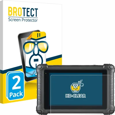 Produktbild von 2x Für Autel MaxiDAS DS900 Schutzfolie BROTECT Displayschutz Display Schutz Folie Klar Transparent
