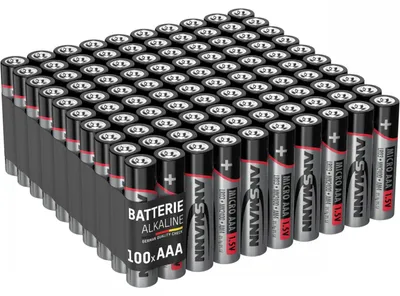 Productafbeelding van ANSMANN 1521-0039, ANSMANN Alkaline batterij, type Micro AAA, verpakking van 100 stuks