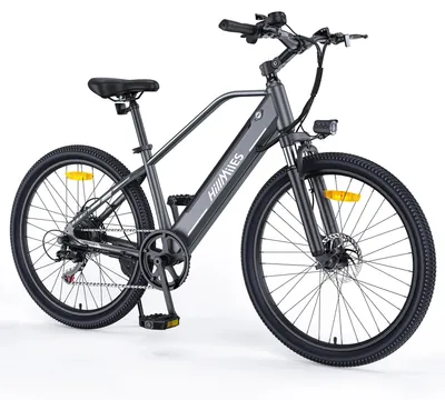 Produktbild von MileTrail 1 - E-Mountainbike - Motor 250 W - Akku 36 V 13 Ah - Höchstgeschwindigkeit 25 km/h - Reichweite 80–100 km - Federgabel - Mechanische Scheibenbremsen, 7-Gang - Grau