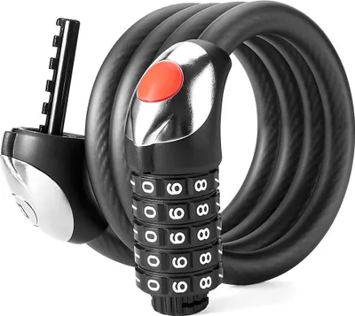 Image de Antivol à combinaison en acier Moto Vélo électrique Secret antivol