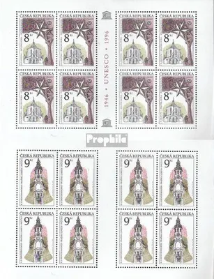 Produktbild von Briefmarken Tschechien 1996 Mi 119Klb-120Klb Kleinbogen (kompl.Ausg.) gestempelt Welterbe