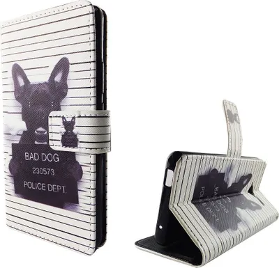 Produktbild von Handyhülle Tasche für Handy ZTE Blade L3 Böser Hund Weiß