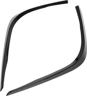Image de 1 paire de caches pour phares antibrouillard, sourcils, pare-chocs avant, prises d'air latérales, revêtement de spoiler, pièces de rechange pour Toyota Camry Sports 2018 à 2020, noir brillant