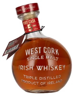 Image de West Cork MARITIME Single Malt Irish Whiskey PORT CASK FINISHED Limited Edition 43% Vol. 0,7l