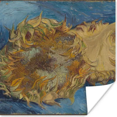 Produktbild von MuchoWow® Poster Sonnenblumen - Vincent van Gogh 75x75 cm - Wand Dekoration