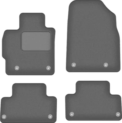 SPRINT00901 - Alfombrillas a Medida para Coches en moqueta Antideslizante compatibles con Caliber de 2005-, Compass MK49 de 2007-2011 Restylig de 2011-2017, Patriot MK74 de 2007-2011