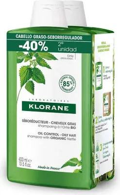Zdjęcie produktu dla Klorane champu ortiga 2x400ml ba