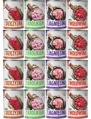 Produktbild von Tuftuf | Feuchtfutter für Hunde - Mix Dergeschmäcker - 12x400g - Nassfutter - Fleischmischung