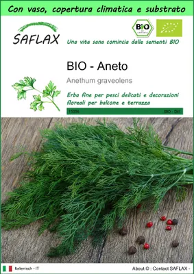 Immagine prodotto di SAFLAX Garden to go - BIO - Aneto - 700 semi - Anethum
