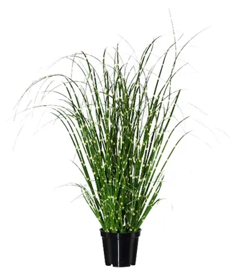 Produktbild von GASPER Zebragras - Miscanthus im Topf 42 cm - Kunstblumen