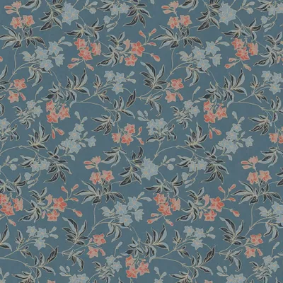 Produktbild von A.S. Creation | Art of Eden | 390634 | Vliestapete | Blumenoptik | 10.05 x 0.53 m | Blau | Wohnzimmer | Flur | Büro | Küche | Wohnräume