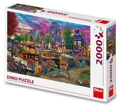 Zdjęcie produktu dla DINO Puzzle Malovan Amsterdam 2000 dll