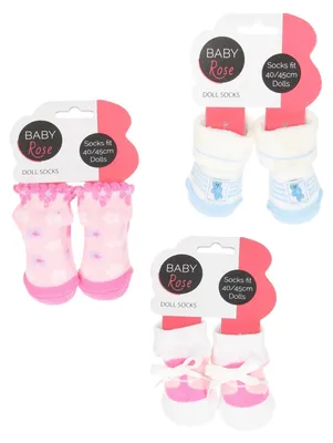 Image de Baby Rose Poppensokken