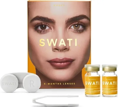 Produktbild von Swati Kontaktlinsen (haselnussbraune 6-Monats-Linsen ohne Sehstärke) 698003