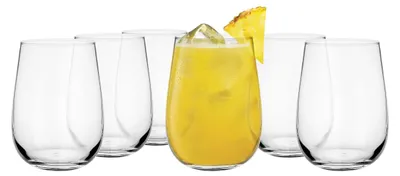 Produktbild von Set mit 6 Trinkgläsern – 430 ml, transparent