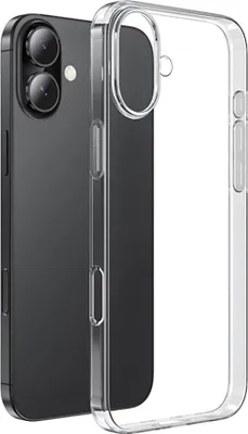 Image de Jaym, Étui souple pour iPhone 16 Plus compatible avec le chargement sans fil, Transparent