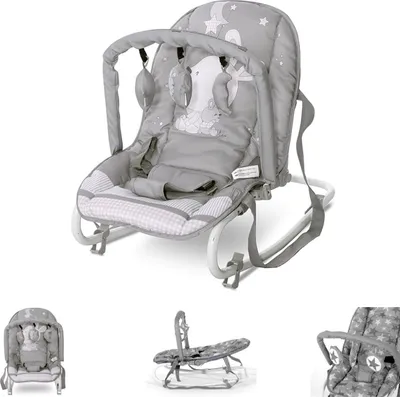 Produktbild von Lorelli Babywippe Eliza Spielbogen, verstellbar, Tragegriffe, Schwingeffekt