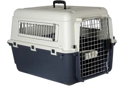 Produktbild von Famanu Transportbox für Haustiere, Größe M 68 x 51 x 47 cm, mehrfarbig
