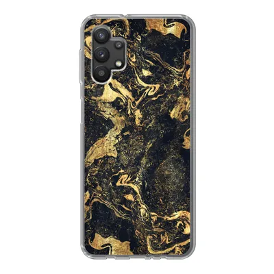 Produktbild von MuchoWow® Handyhülle Schutzhülle Hülle für Samsung Galaxy A32 5G Marmor - Luxus - Gold Silikon Softcase Handy Hülle - Softcase
