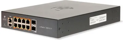 Immagine prodotto di Switch Gigabit L3 PoE+, 8 porte PoE, 2 porte SFP, 20 Gbps, 1U, involucro in metallo