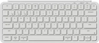Produktbild von Keychron B1 Pro Ultraslim - US Layout - Low Profile Scissor Ivory White Wireless Keyboard