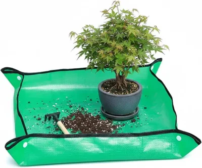 Image de Tapis de jardin étanche, 150 x 100 cm, tapis de plantation pour le jardin